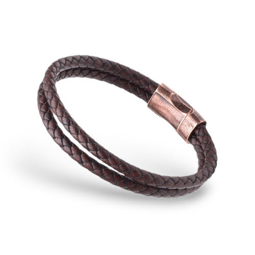 Two-Strand Leather Bracelet