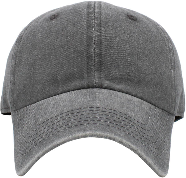 Pigment Dyed Low Profile Cotton Baseball Cap