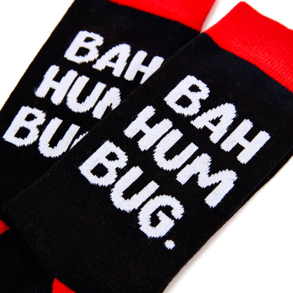 Unisex Bah Hum Bug Socks