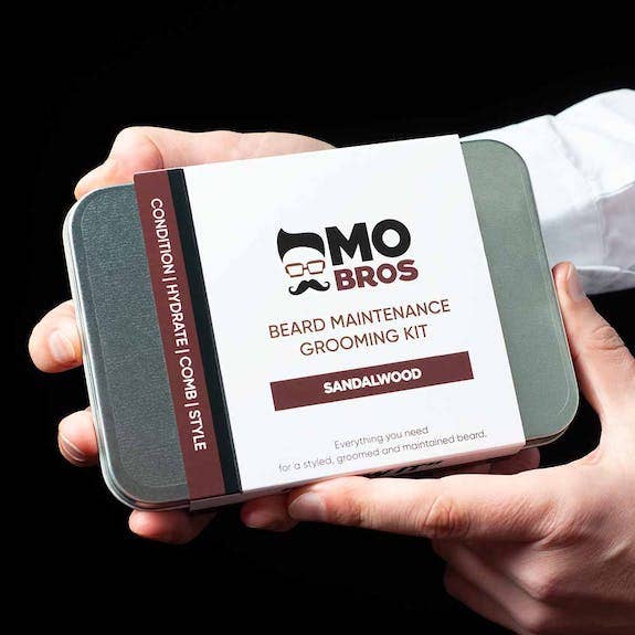 Mo Bros Sandalwood XL Beard Maintenance Grooming Kit