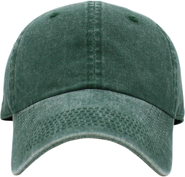 Pigment Dyed Low Profile Cotton Baseball Cap