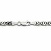 sterling silver curb chain necklace lobster clasp close up