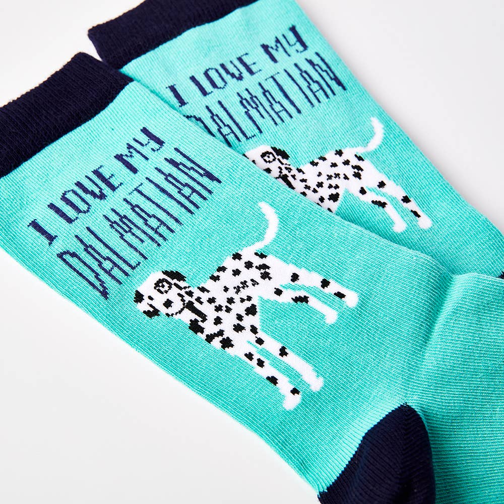 Ladies I Love My Dalmatian Socks