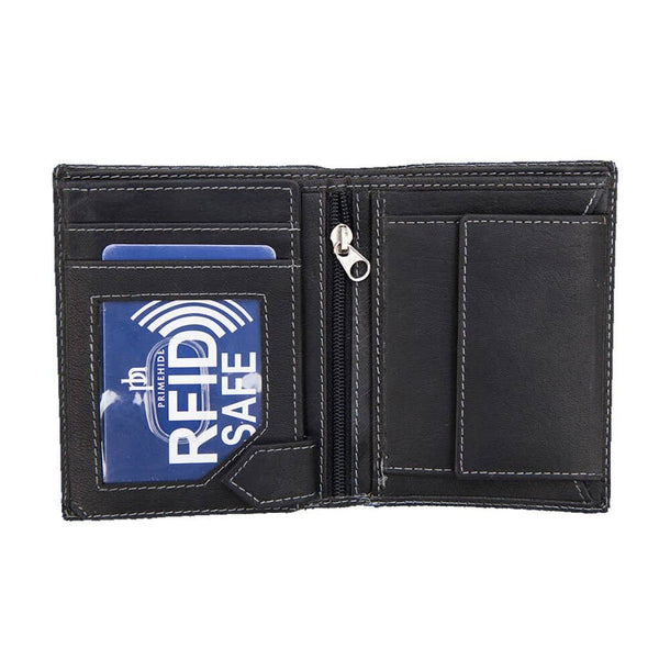 Lazio Oiled Leather RFID Trifold Wallet
