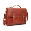 Bridge Leather Briefcase With Leather Strap