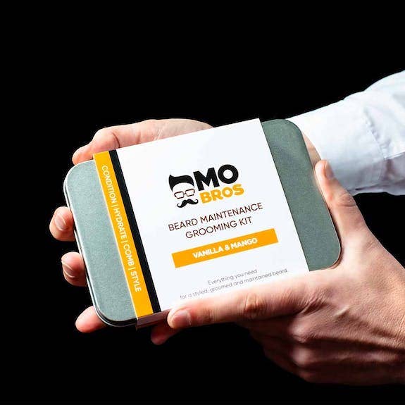Mo Bros Vanilla Mango XL Beard Maintenance Grooming Kit