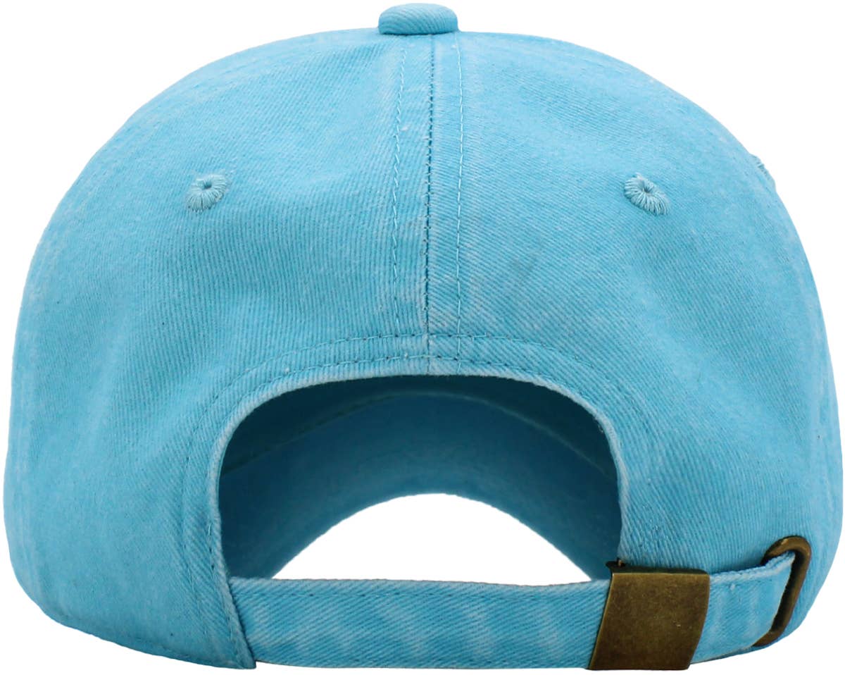 Pigment Dyed Low Profile Cotton Baseball Cap