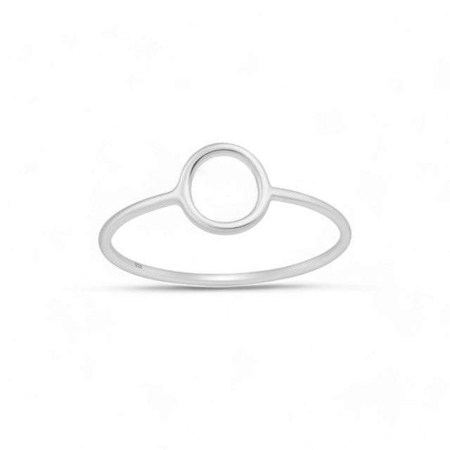 Sterling Silver Circle Ring