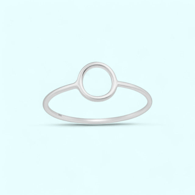Sterling Silver Circle Ring