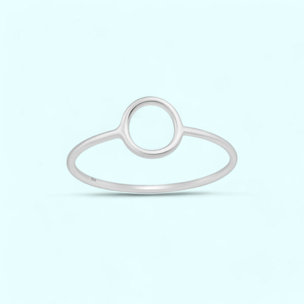 Sterling Silver Circle Ring