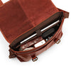 Bridge Leather Briefcase With Leather Strap
