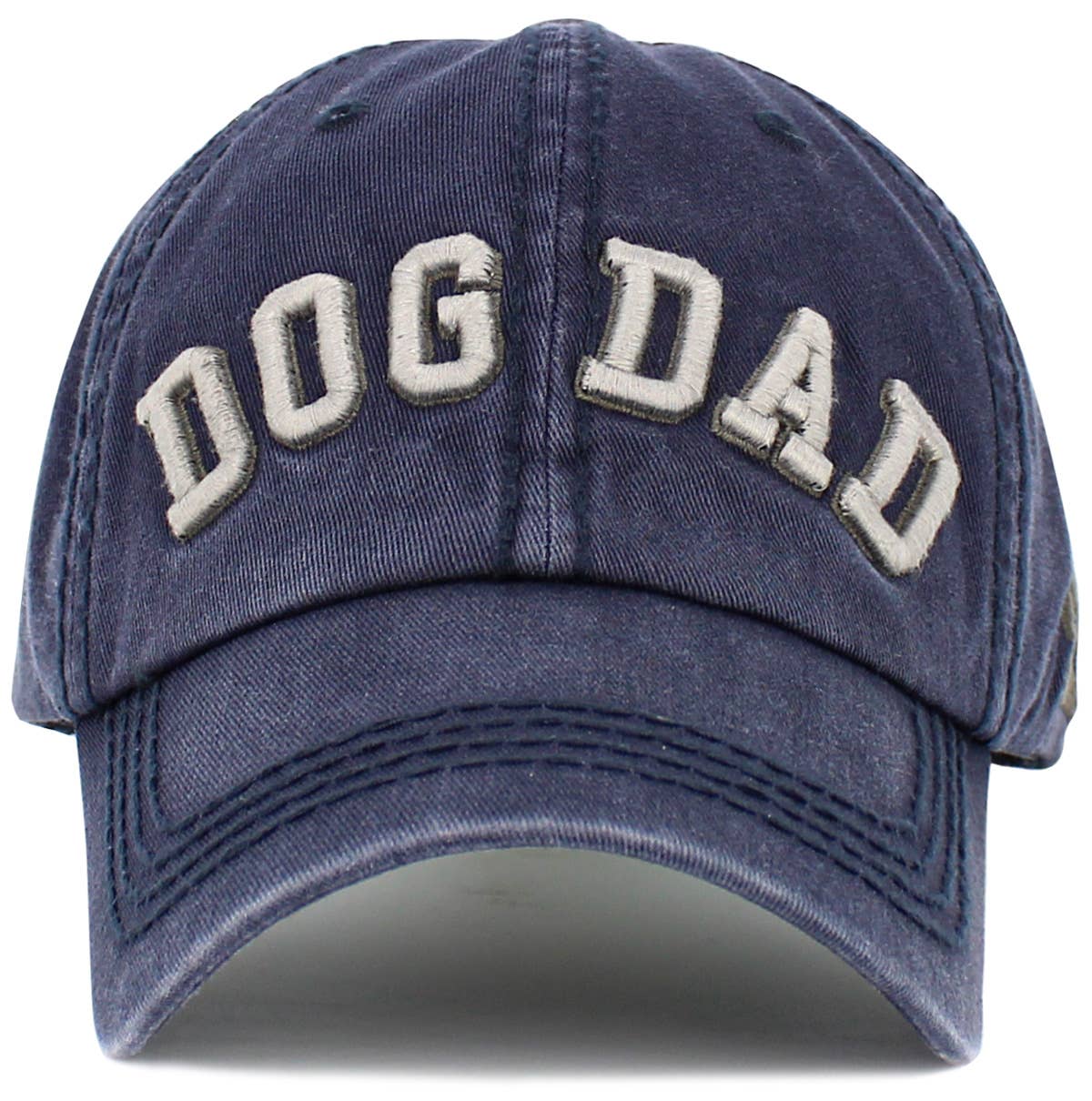 Dog Dad Washed Vintage Baseball Cap