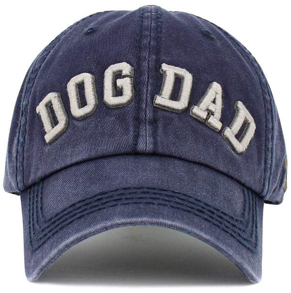 Dog Dad Washed Vintage Baseball Cap