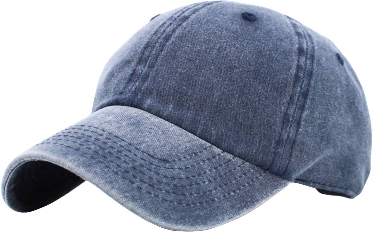 Pigment Dyed Low Profile Cotton Baseball Cap