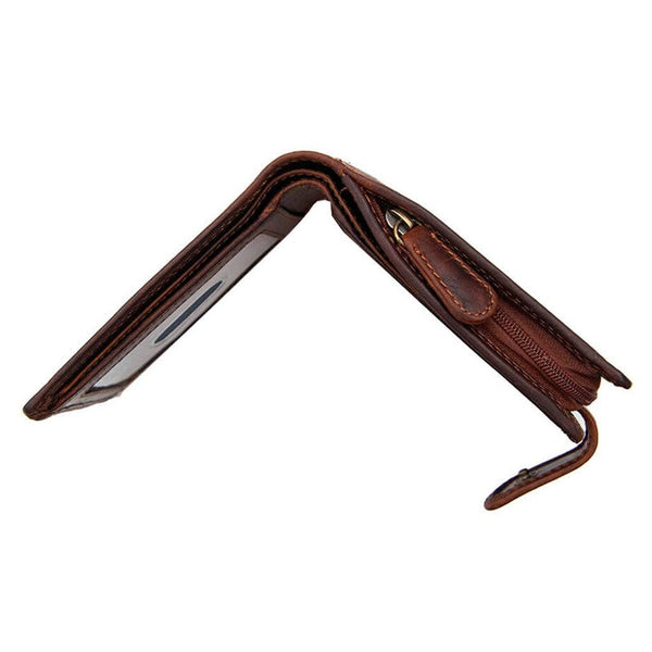 New York RFID Bifold Leather Wallet