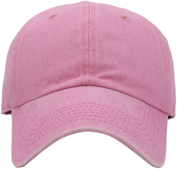 Pigment Dyed Low Profile Cotton Baseball Cap