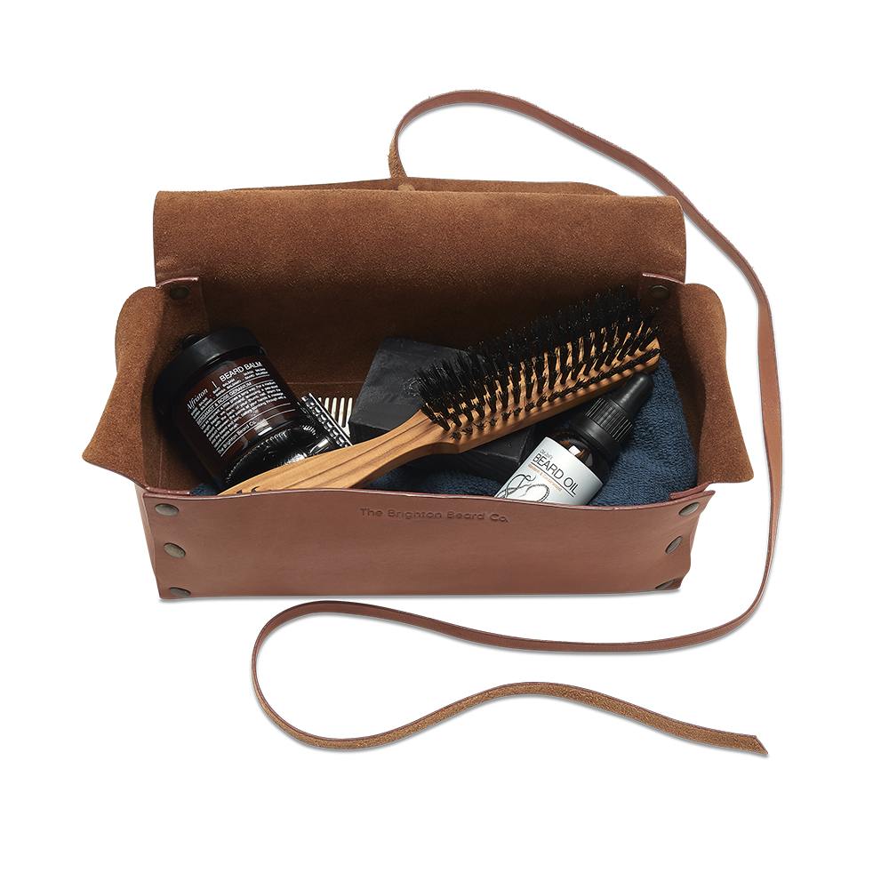 Ruxley Leather Wash Bag