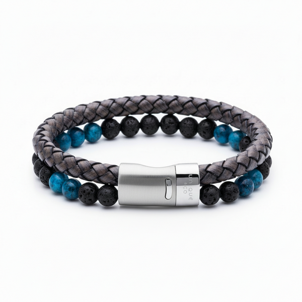 Leather & Bead Bracelet