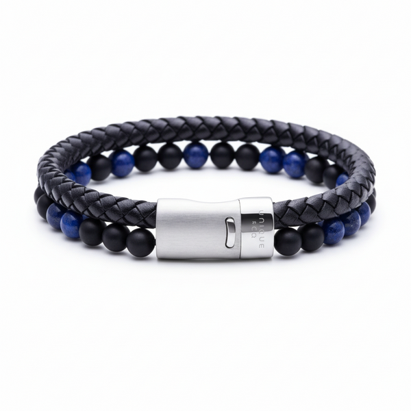 Leather & Bead Bracelet