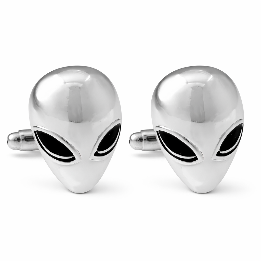 Alien Head Cufflinks