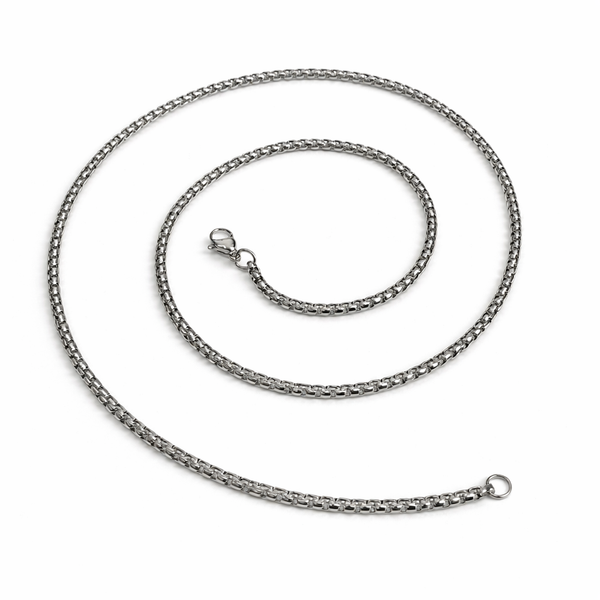 Stainless Steel 3mm Box Chain Necklace