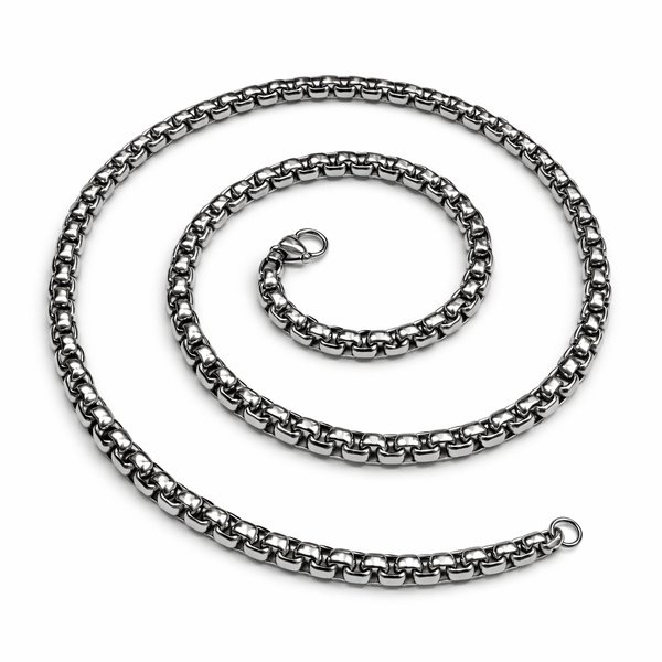 Stainless Steel 6mm Box Chain Necklace