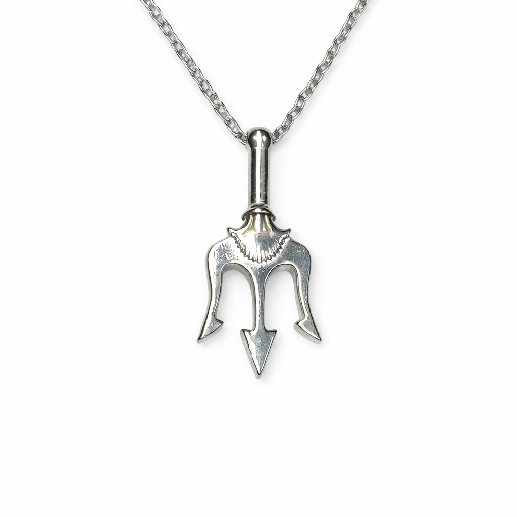 Neptune's Trident Pendant and Chain (Small)