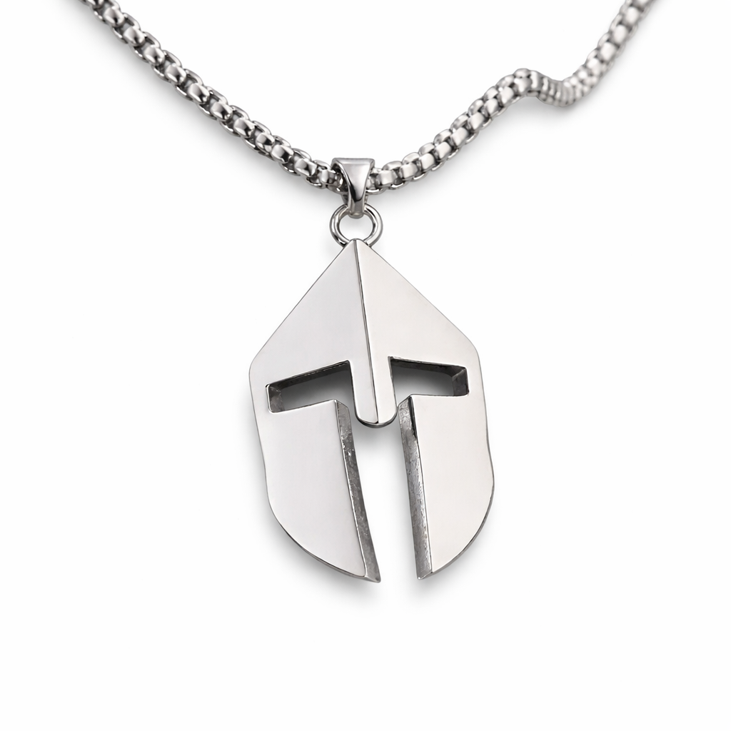 Spartan Mask Necklace