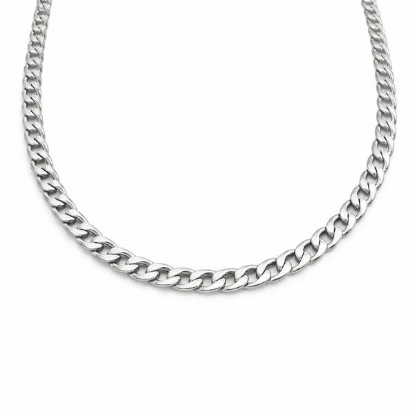 Stainless Steel 7.5mm Curb Link Chain