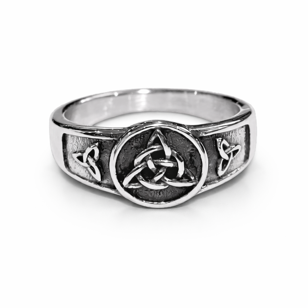 Vintage Style Celtic Triquetra Ring