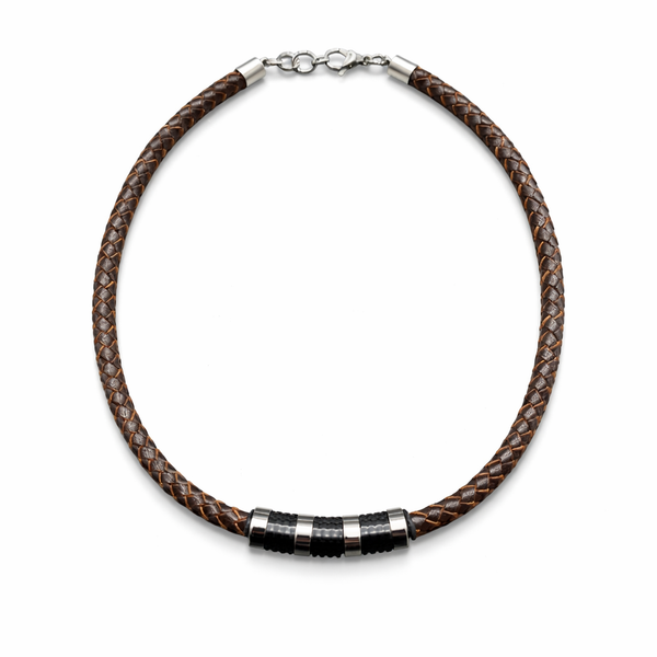 Braided Leather Necklace
