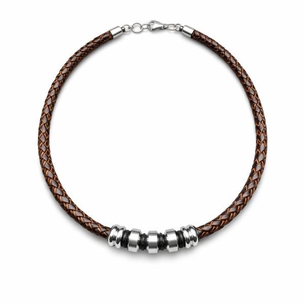 Braided Leather Necklace