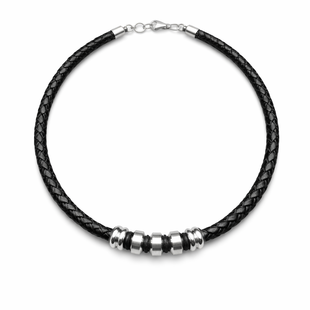 Braided Leather Necklace