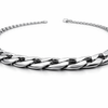 Stainless Steel Flat Curb Chain Necklace