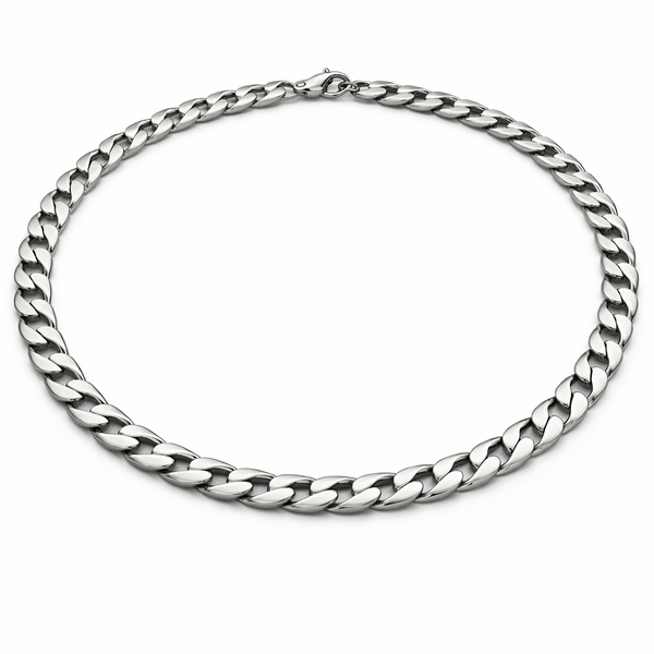Stainless Steel 11.5mm Curb Link Chain