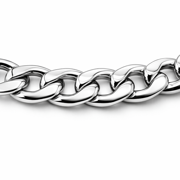 Stainless Steel 11.5mm Curb Link Chain