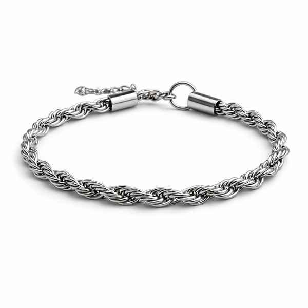 Stainless Steel Rope Chain Bracelet - 5mm