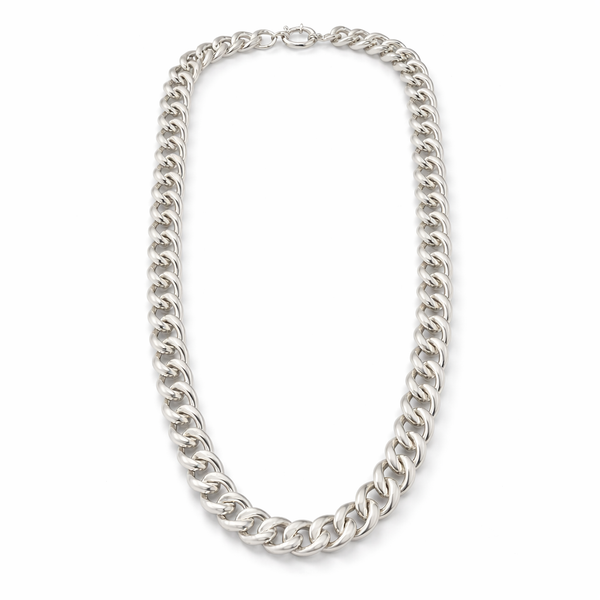 Solid Sterling Silver Cuban Chain - 10mm, 23"