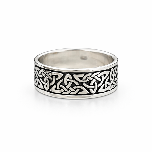 Sterling Silver Celtic Trinity Knot Ring