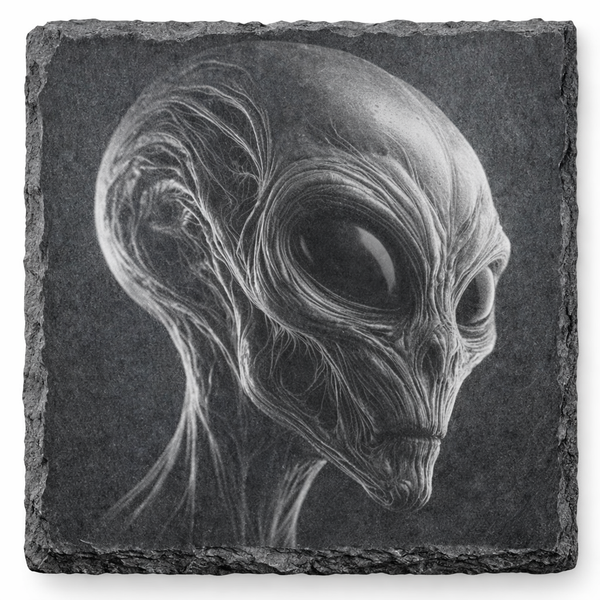 Alien Slate Coaster