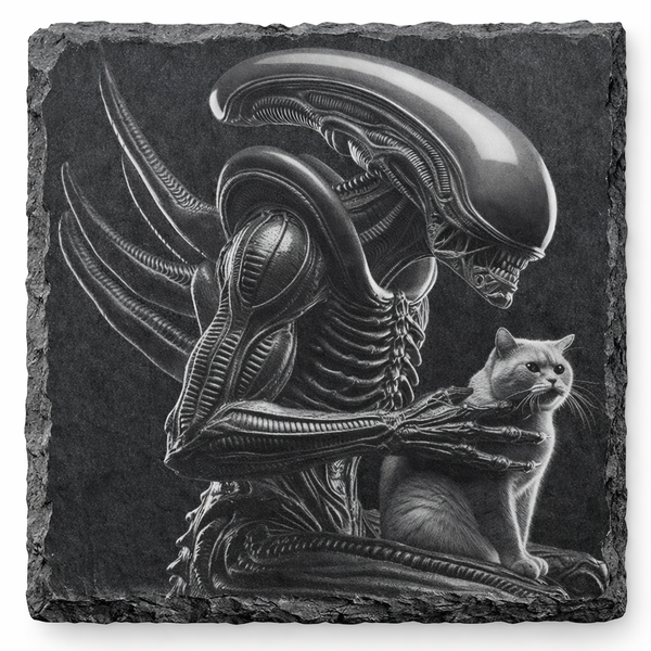 Alien Slate Coaster