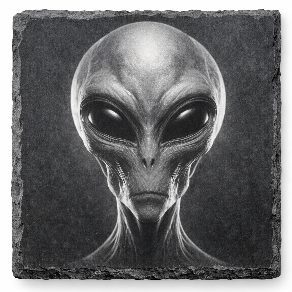 Alien Slate Coaster