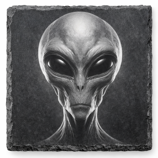 Alien Slate Coaster