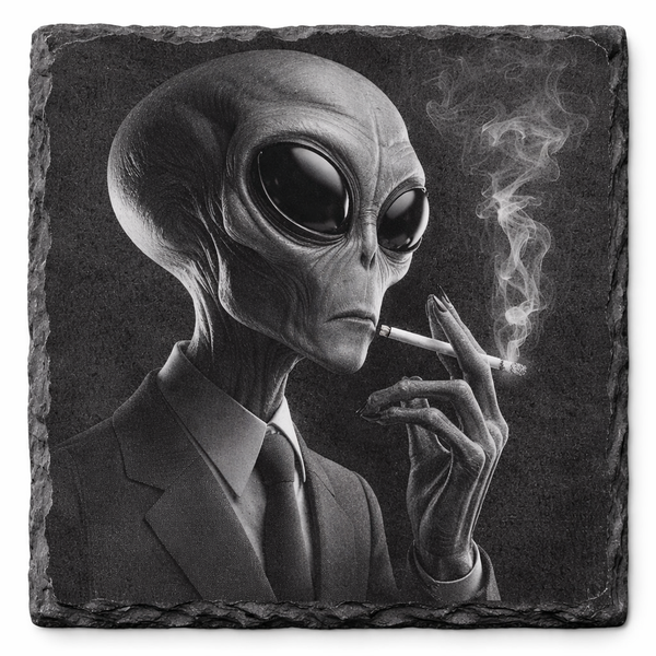 Alien Slate Coaster