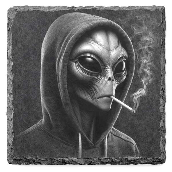 Alien Slate Coaster