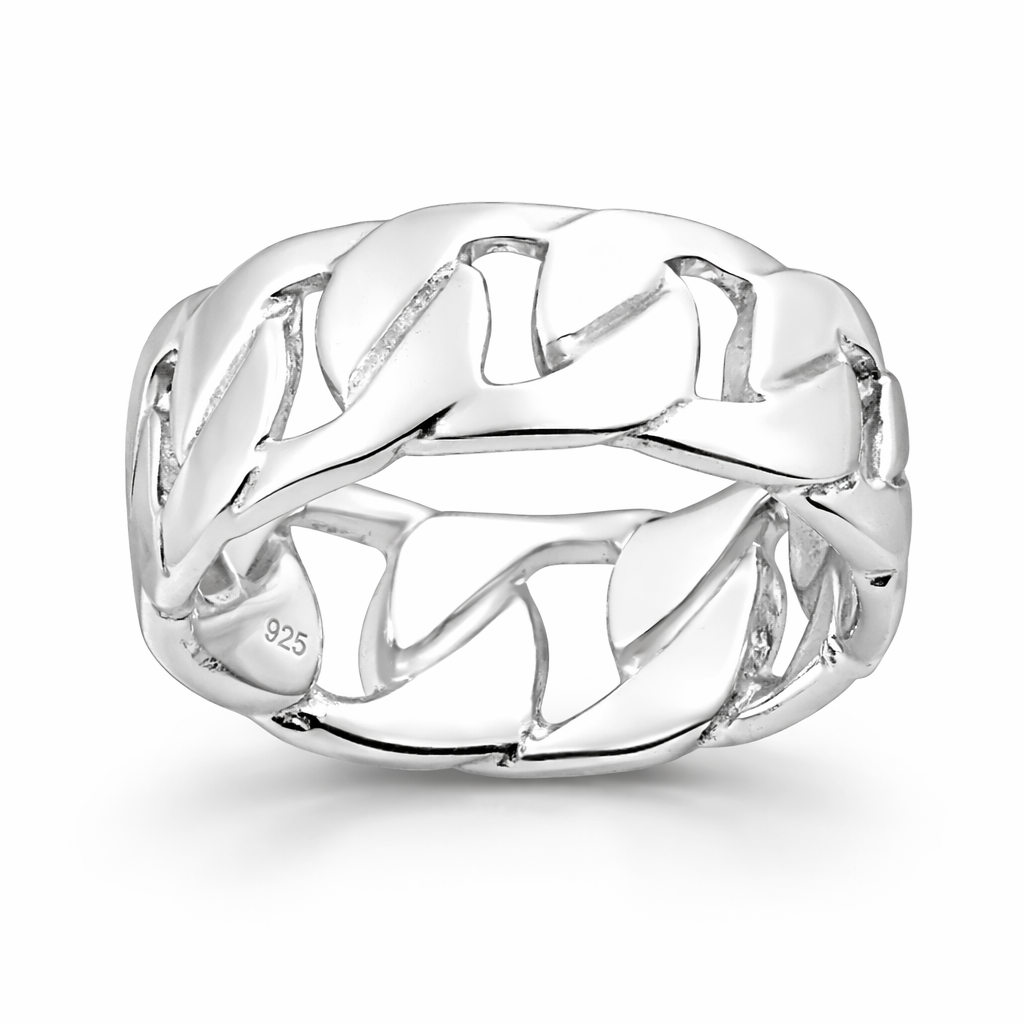 Sterling Silver Interwoven Ring