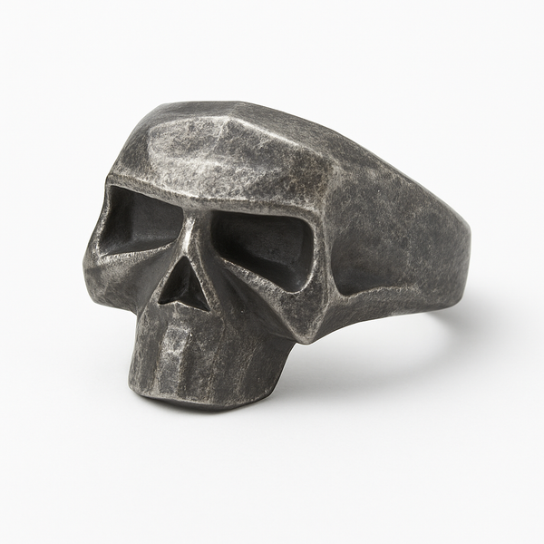 Geometric Skull Ring