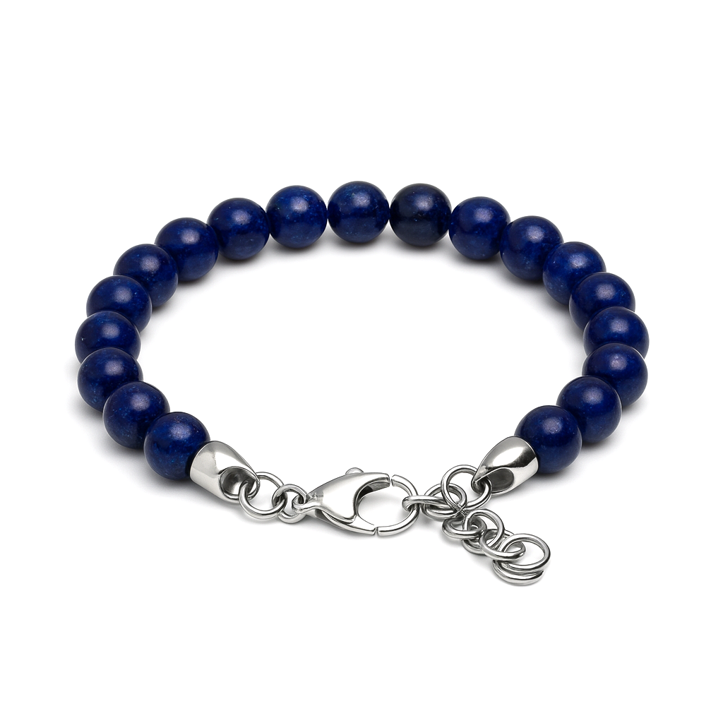 Lapis Lazuli Bead Bracelet