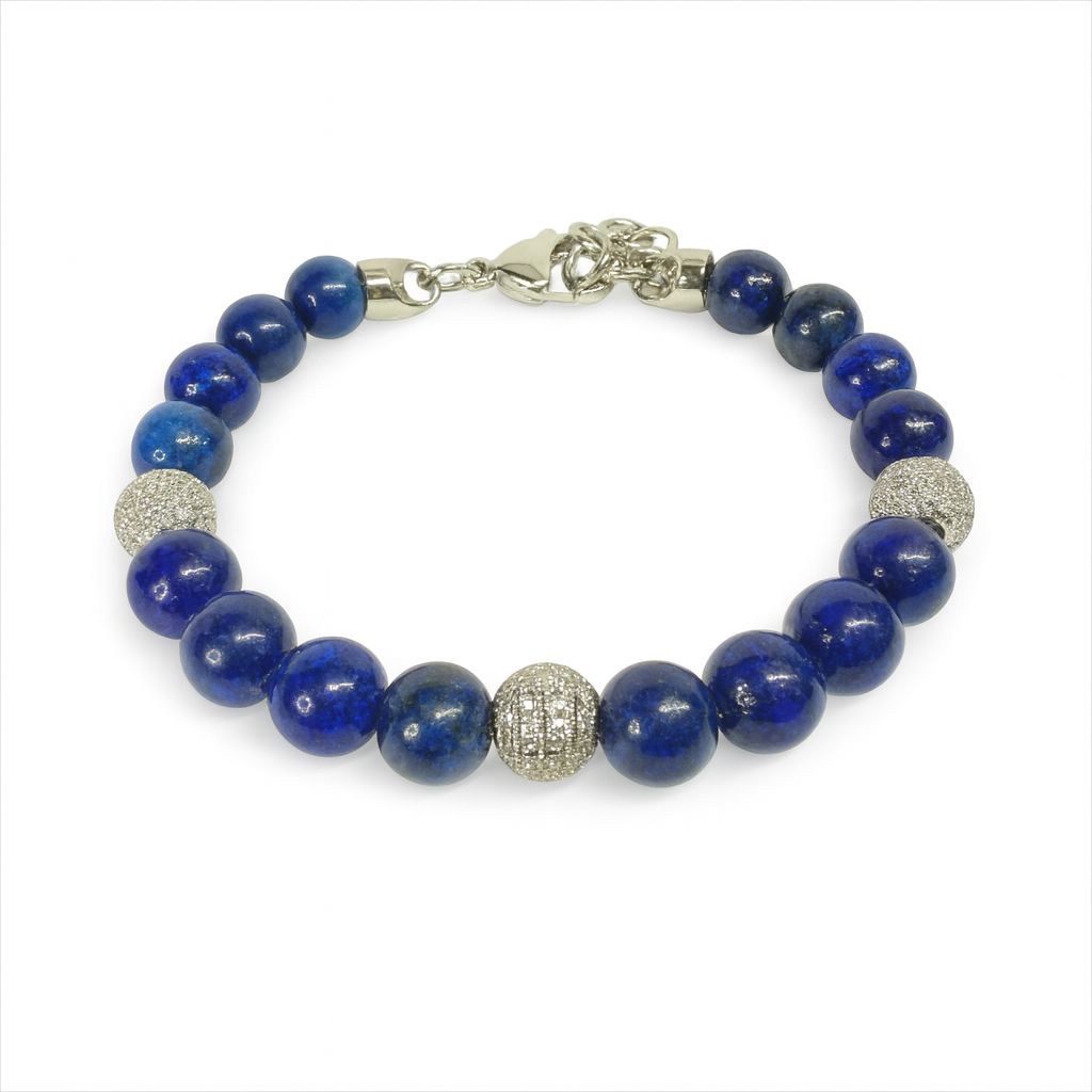 Lapis Bead Bracelet