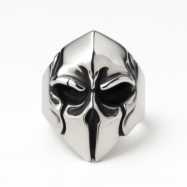 Stainless Steel Spartan Helmet Ring